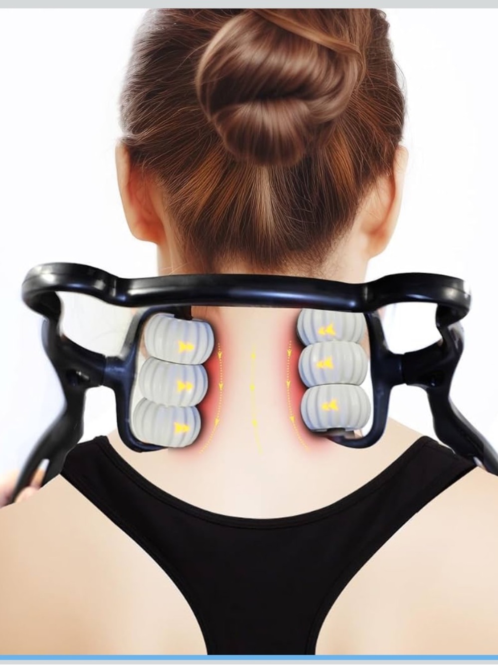 Cervical Spine Neck Massage Point Roller Deep Preesure Relief Handheld